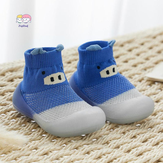 Baby Sock Shoes Toddler Cartoon Soft Rubber Sole Non Slip Indoor Floor Slipper for Infant First Walking Trainers Shoe
