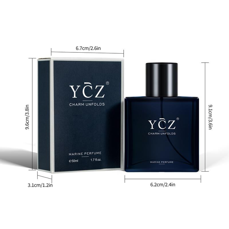 YCZ Midnight Marine Man Cologne, Long Lasting Men Perfume,Men'S Cologne , Gift,1.7Oz(50Ml)