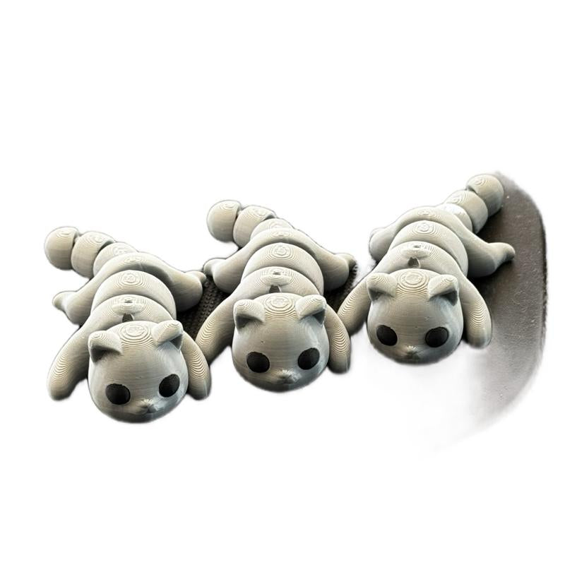 3D Printed Baby Cat Keychain - Adorable Accessory for Cat Lovers, Perfect Gift & Cute Keychain