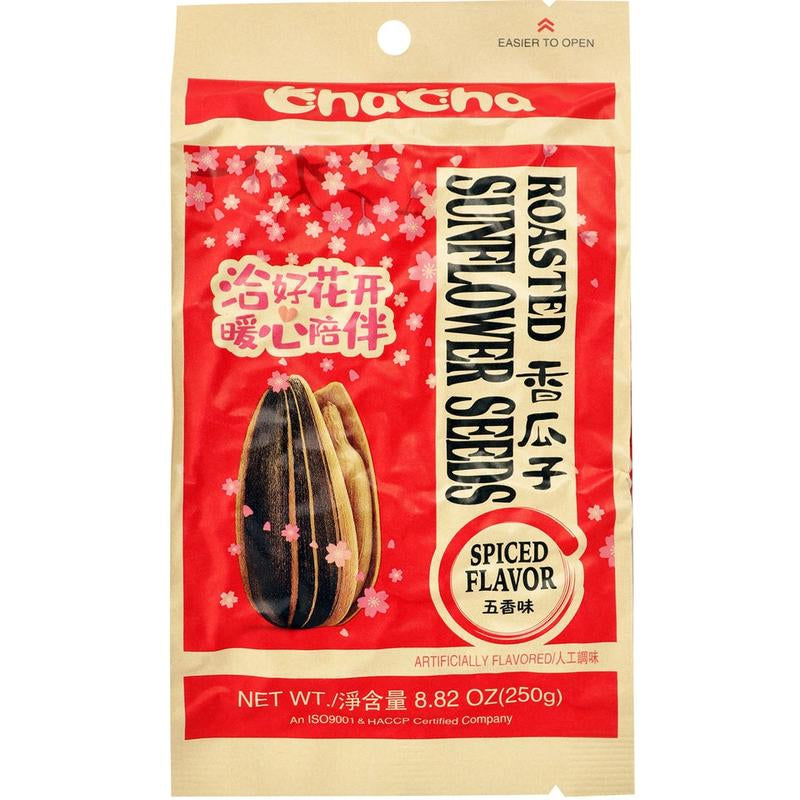 Cha Cha Sunflower Seeds Box - Variety Flavors- Chinese Snack- 5Pack