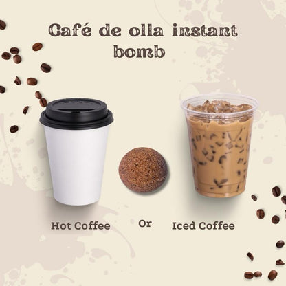 Lat'N Sweets Cafe De Olla Edible Bomb Instant Coffee with Spices