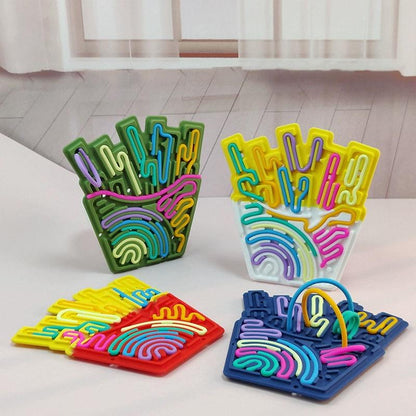 Slicone Sensory Activity Board Toy Fidget Toys for Stress Relief Best Gift Toy Travel Airplane Essentials Toys