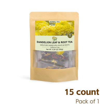 Dandelion Wolfberry Tea [LB] Dandelion Goji Berry Tea - 100% Natural - Dandelion Leaves & Roots | 150G per Pack | Caffeine Free