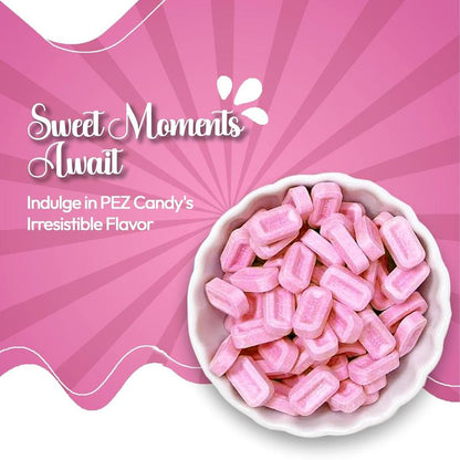 NY Spice Shop PEZ Strawberry Candy Unwrapped | Strawberry Flavor Mini Candies | Bulk Candy for Snacking & PEZ Dispenser Sweet Bonbon