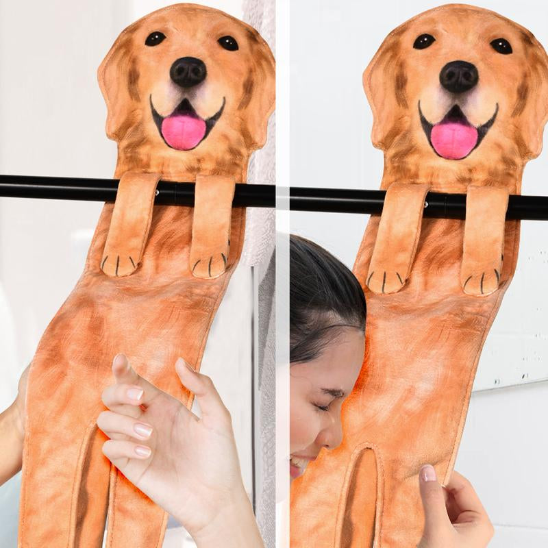 AGRIMONY Funny Dog Hand Towels for Kitchen Bathroom - Dog Mom Gifts for Women Dog Dad Gifts for Men- Mothers Fathers Days Valentines Housewarming Unique Gifts for Dog Lovers
