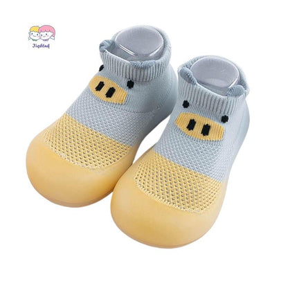 Baby Sock Shoes Toddler Cartoon Soft Rubber Sole Non Slip Indoor Floor Slipper for Infant First Walking Trainers Shoe