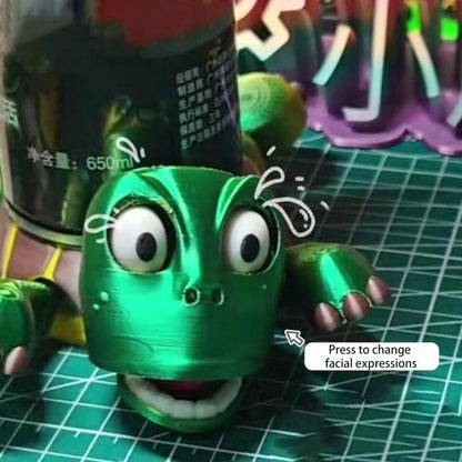 Funny Turtle Coaster Set for Hot Drinks Resistant Desk Decor Turtle Cup Holder Cute Kitchen Accessories with Non-Slip Base Turtle Coaster