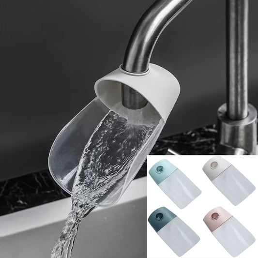 NEW Faucet Extender Silicone Water Tap Extension Sink Children Washing Hand Device Bathroom Kitchen Accessories