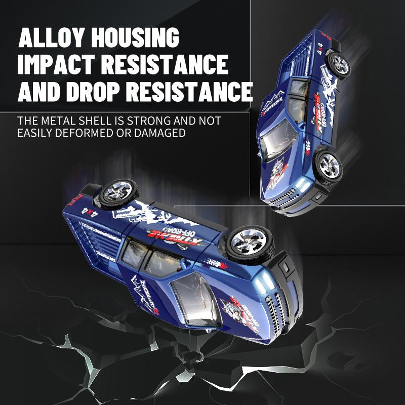 Hotfree 1/64 Mini RC Drift Car, Alloy Off-Road Truck with USB Rechargeable 2.4Ghz Remote Control, High-Speed Racing Toy for Kids Adults, Ideal for Indoor & Outdoor Fun, Perfect Birthday Gift for Boys