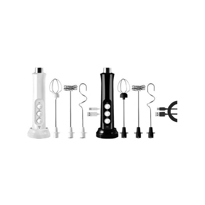 3 in 1 Portable Rechargeable Electric Milk Frother, Handheld High Speed Beverage Mixer, Coffee Frothing Stick, Kitchen Appliances for Home Use