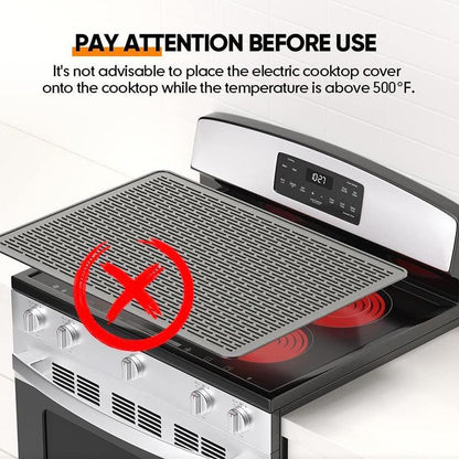 【Tik Tok Top Seller】Heat Resistant Silicone Stove Cover Mat& Utensils, Non-Slip Stove Protector, 2024 Kitchen Gadgets,Gifts for Mo,Winter Gift Heat Resistant Heat Resistant Handheld Kitchen Accessory Top Mat Silicone Non-Slip Stove Protector Mat