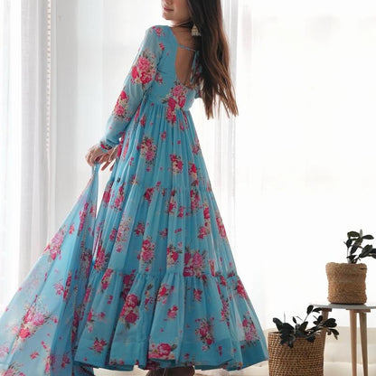 Anarkali 3 Pis Set - Women'S Fashion Accessories for Top Wear - Womenswear