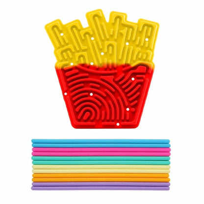 Slicone Sensory Activity Board Toy Fidget Toys for Stress Relief Best Gift Toy Travel Airplane Essentials Toys