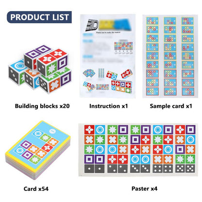 Match Madness Board Game, Dual Mode Visual Recognition Matching Board Game, Fast Paced Puzzle Game to Develop Problem Solving Skills, Fun Board Games for Adults and Family