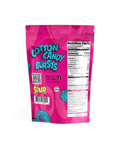 Sourboy Cotton Candy Sour Gushers 8 Oz