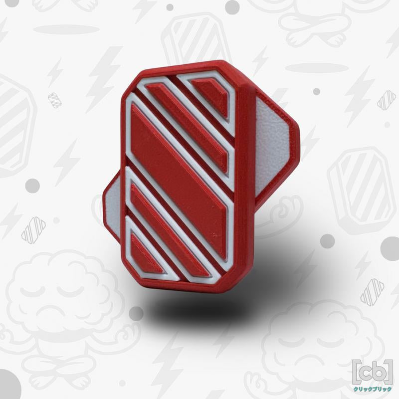 Clickbricks Slant 3D Magnetic Fidget Slider - Sleek Portable Design, Ultra-Satisfying Clicks & Slides, Available in Various Color Combinations, BPA Free