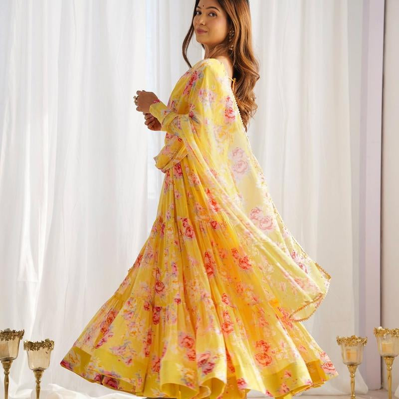 Anarkali 3 Pis Set - Women'S Fashion Accessories for Top Wear - Womenswear