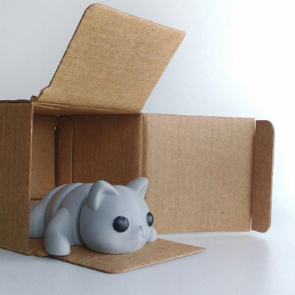 3D Printed Baby Cat Keychain - Adorable Accessory for Cat Lovers, Perfect Gift & Cute Keychain