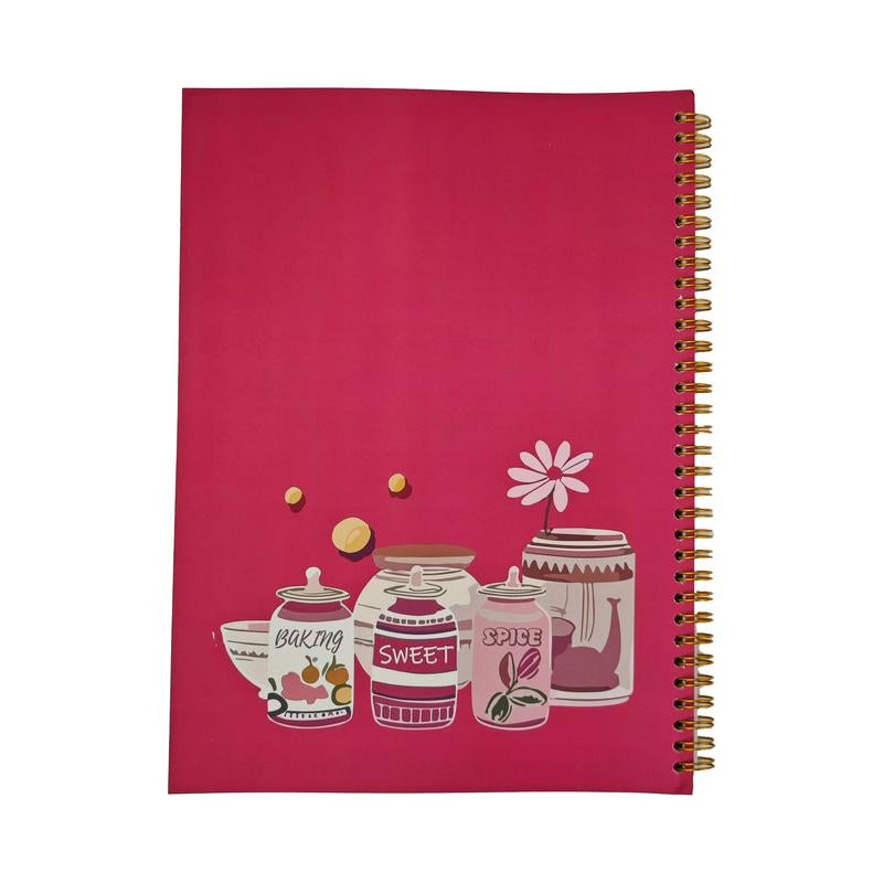 Blank Cookbook - 8.27“×11.22" Size - Custom Contents - the Perfect Gift for Mothers Day