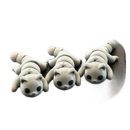 3D Printed Baby Cat Keychain - Adorable Accessory for Cat Lovers, Perfect Gift & Cute Keychain