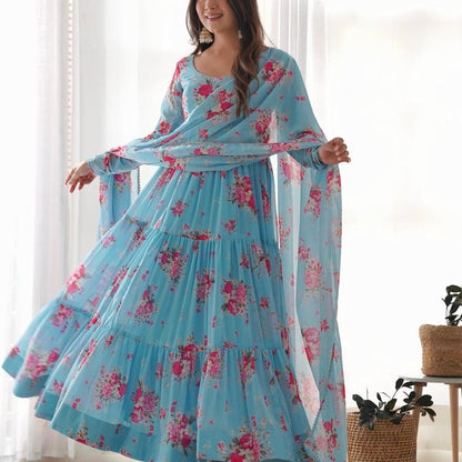 Anarkali 3 Pis Set - Women'S Fashion Accessories for Top Wear - Womenswear