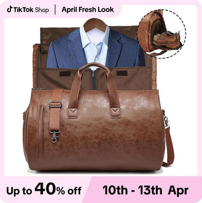 Lefame Travel Bag Carry On,Duffle Bag for Travel with Shoe Compartment,Personal Item Travel Bags for Woman Man Organizer for Luggage Weekend Traveling