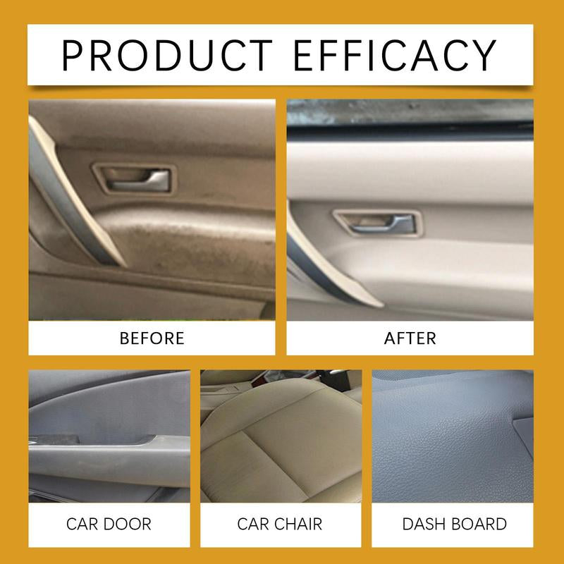 Car Interior Cleaning Kit, Multipurpose Foam Cleaner & Rust Remover & Interior Care Cleaner, Car Interior Cleaning Tool for Car Seat, Kitchen