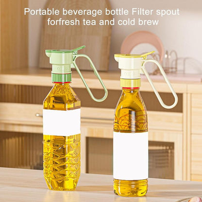 1Pcs Drink Bottle Spout Strainer Beverage Bottle Funnel Seal Bottle Stopper for Health Enthusiasts