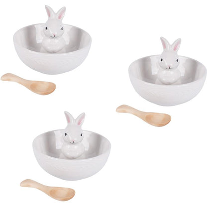 Temp-Tations Special Edition Candy Dishes with Wood Serving Spoons