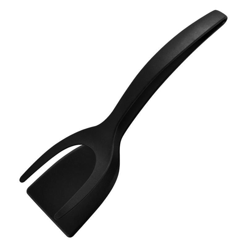 2-In-1 Silicone Turner and Spatula Tong-Eggflipper, Versatile Kitchen Cooking Tool for Eggs,Pancakes, French Toast & Omelets-Kitchenutensils