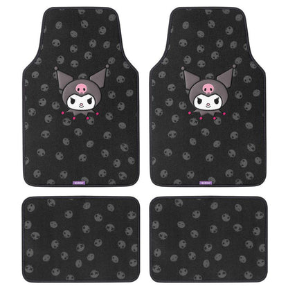 Hello Kitty & Friends Carpet Car Floor Mats, Front & Rear - Universal Fit