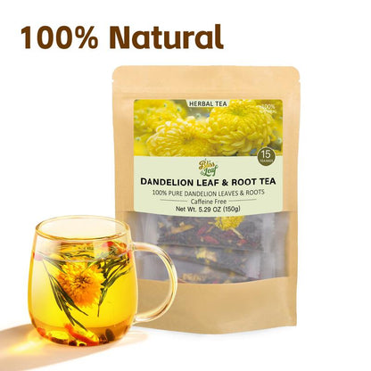 Dandelion Wolfberry Tea [LB] Dandelion Goji Berry Tea - 100% Natural - Dandelion Leaves & Roots | 150G per Pack | Caffeine Free