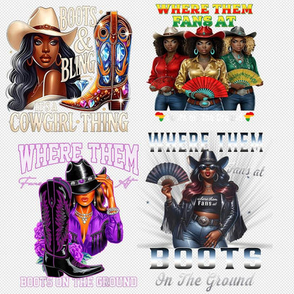 RODEO BOOTS DTF Transfers Grab Bag and Single Print