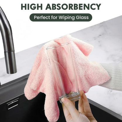 How'S My House Microfiber Cleaning Cloth Roll -75 Pack, Tear Away Microfiber Towels, 12" X 12", Reusable, Washable, Scratch Free, Ultra Absorbent Dish Rags for Car, Home, Garage or Shop