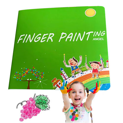 Safe Finger Paints DIY Finger Drawing Kit 24 Colors Funny Art Painting Crafts for Children Kids Boys Girls Birthday Gift