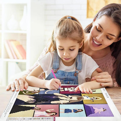 Singer Diamond Painting Kits for Adults,Diamond Art Kits Gift for Singer Lover，Diy Diamond Art Crafts for Wall Home Decor (12×16 Inch)