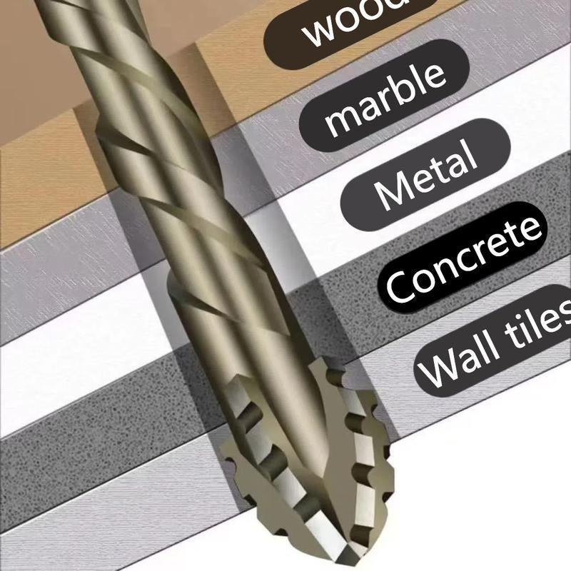 4-Pack New Upgraded Version Four-Edged Serrated Eccentric Dry Full Tileceramic Glass Marble Concretestainless Steel