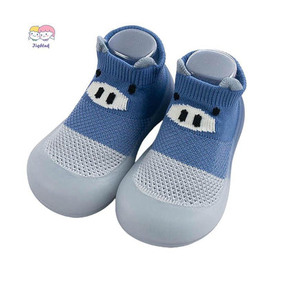 Baby Sock Shoes Toddler Cartoon Soft Rubber Sole Non Slip Indoor Floor Slipper for Infant First Walking Trainers Shoe