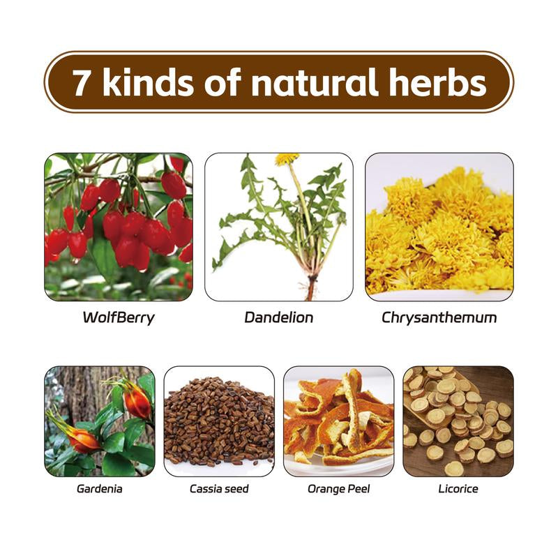 Dandelion Wolfberry Tea [LB] Dandelion Goji Berry Tea - 100% Natural - Dandelion Leaves & Roots | 150G per Pack | Caffeine Free