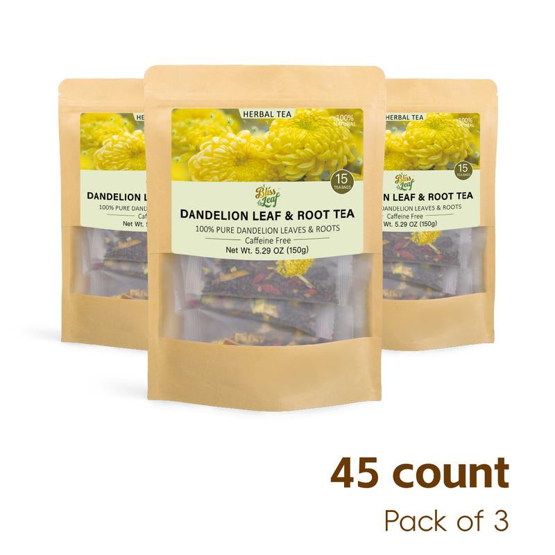 Dandelion Wolfberry Tea [LB] Dandelion Goji Berry Tea - 100% Natural - Dandelion Leaves & Roots | 150G per Pack | Caffeine Free