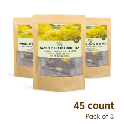 Dandelion Wolfberry Tea [LB] Dandelion Goji Berry Tea - 100% Natural - Dandelion Leaves & Roots | 150G per Pack | Caffeine Free