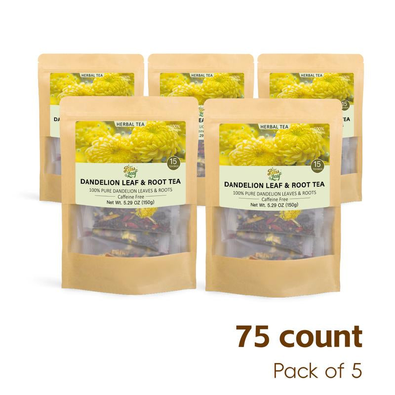 Dandelion Wolfberry Tea [LB] Dandelion Goji Berry Tea - 100% Natural - Dandelion Leaves & Roots | 150G per Pack | Caffeine Free