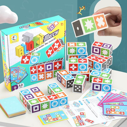 Match Madness Board Game, Dual Mode Visual Recognition Matching Board Game, Fast Paced Puzzle Game to Develop Problem Solving Skills, Fun Board Games for Adults and Family