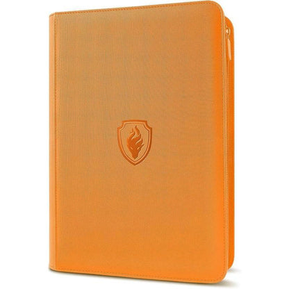 9-Pocket PU Cover Zipper Trading Card Collection Album - Sturdy 360 Side-Loading Binder for MTG, TCG, Sports Cards (Pink)