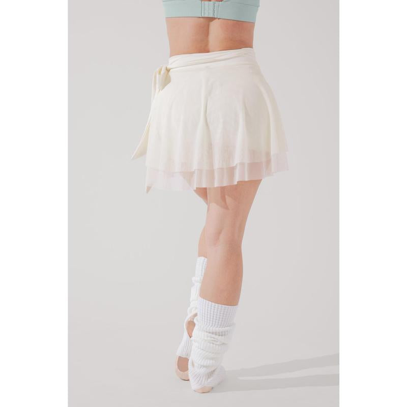 Juliet Wrap Skort - Coconut Cream