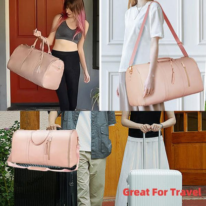 Lefame Travel Bag Carry On,Duffle Bag for Travel with Shoe Compartment,Personal Item Travel Bags for Woman Man Organizer for Luggage Weekend Traveling