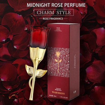 50Ml Midnight Rose Perfume, Long Lasting Women'S Perfume, Elegant Fragrance for Women, Gift for Girlfriend, Women'S Perfume for Daily Wear, Cosmetics