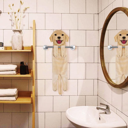 AGRIMONY Funny Dog Hand Towels for Kitchen Bathroom - Dog Mom Gifts for Women Dog Dad Gifts for Men- Mothers Fathers Days Valentines Housewarming Unique Gifts for Dog Lovers