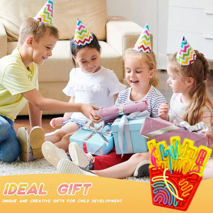 Slicone Sensory Activity Board Toy Fidget Toys for Stress Relief Best Gift Toy Travel Airplane Essentials Toys