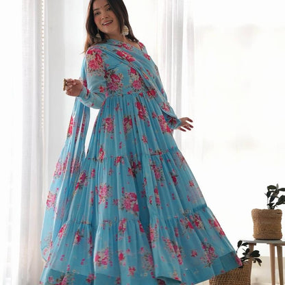 Anarkali 3 Pis Set - Women'S Fashion Accessories for Top Wear - Womenswear